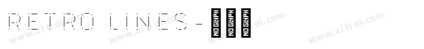 Retro Lines字体转换